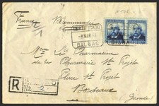 Espagne Courrier De La République Espagnole Certifié Botte