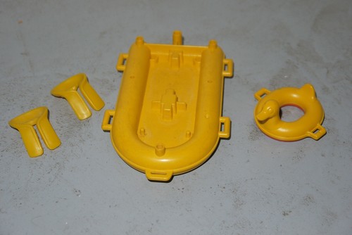Vintage playmobil yellow - vintage,