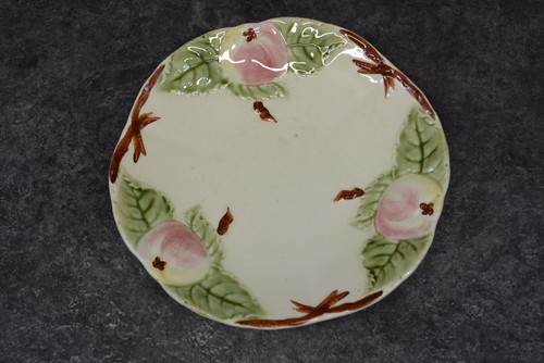 Assiette barbotine ancienne - assiette, en