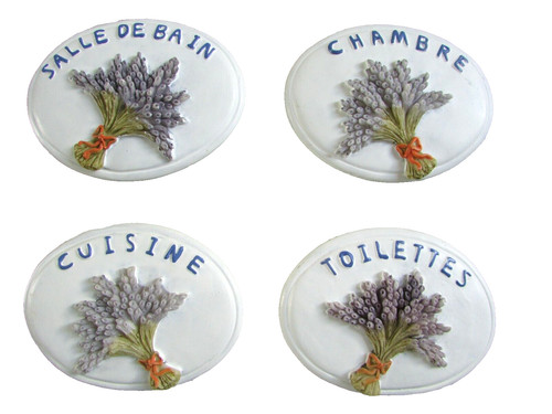 Ensemble plaques portes - 4,