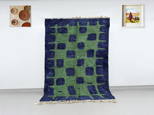 Tapis laine berbère - laine,