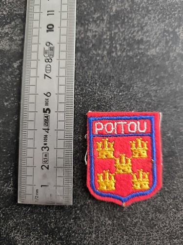 Ecusson brode france poitou - france,