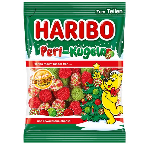 Haribo noël perles boules sac - perles,
