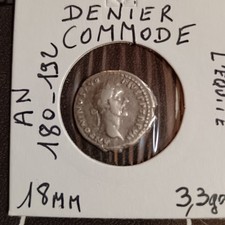 Pièce Romaine denier de Commode 180/192