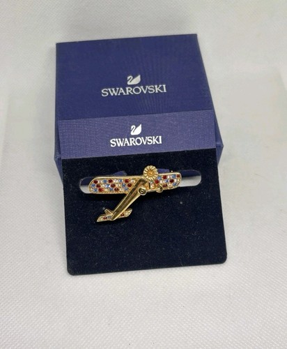 Broche avion cristal - broche,