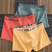 Lot de 3 Boxers Homme Coton Élastique Respirant Confortable – L à 5XL – Ladymate