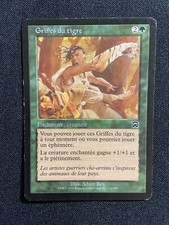 Carte Magic Wizard FR Edition Mercadia 1999 VERT Griffe du tigre 279/350