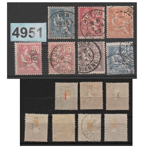 4951 france 1900 1902 lot - 1900,