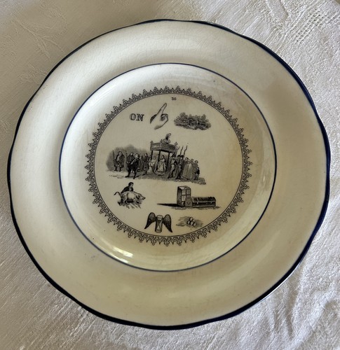 Assiette parlante ancienne - parlante,