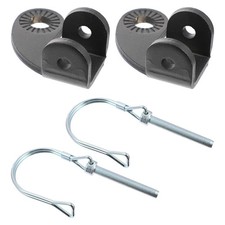  2 Sets Fixation Remorque Velo Adaptateur D'attelage Partie De À Vélo