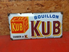 Plaque Émaillée Bouillon Kub