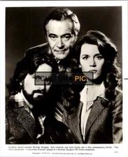 Vintage Original B&W Photo, Michael Douglas, Jack Lemmon and Jane Fonda in "T...