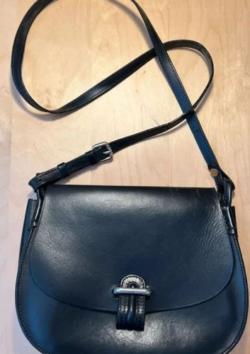 Sac besace cuir - cuir, lisse