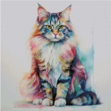 Kit de broderie au point de