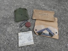 WW2 Lot Accessoires d'entretien de Masque a Gaz  US 1944