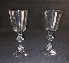 2 verres bourguignons 18ème -