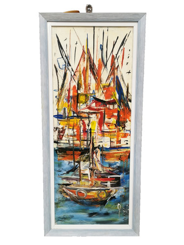 Tableau vintage peinture - tableau,