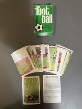 ancien jeu de cartes football catel et farcy made france vintage jouet complet