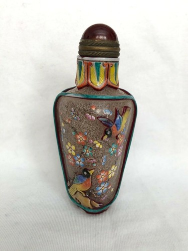 Antique chinese glass snuff - chinese,
