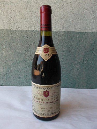 Vin mercurey 1er - –, clos