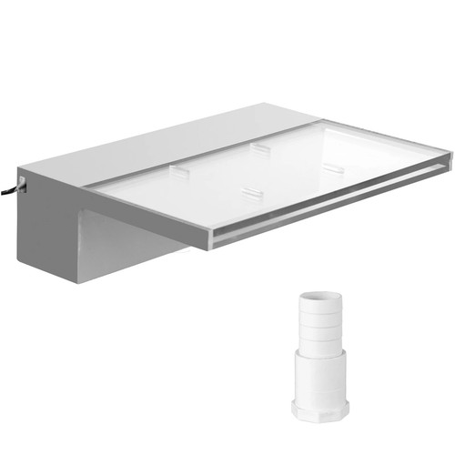 Fontaine piscine cascade led - fontaine,