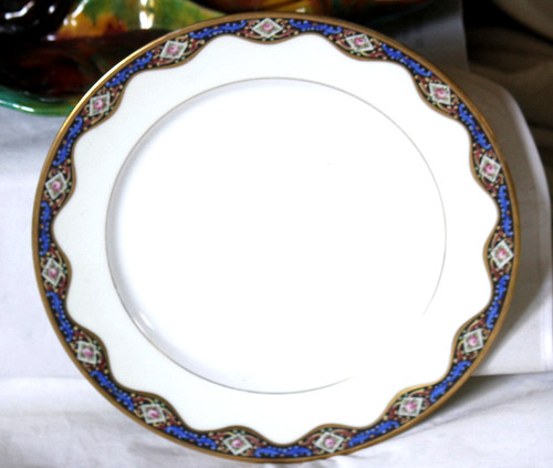 Plat ancien porcelaine - , de