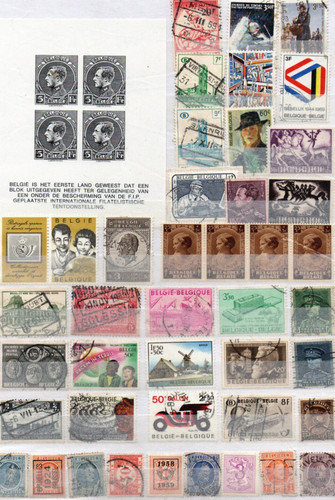 Belgique lot de timbres - !,
