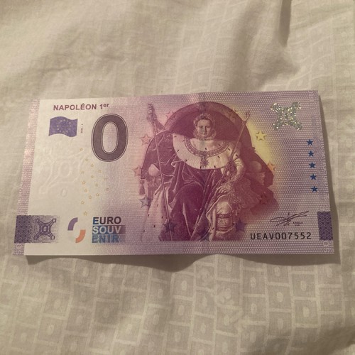 Billet touristique zéro - zÉro, euro