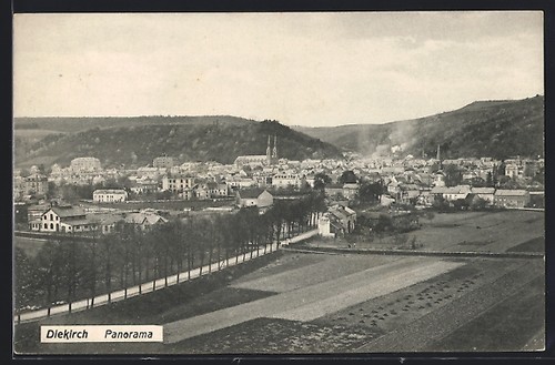 Cpa diekirch vue - diekirch,,