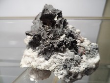 CRIS 3  ARGENT NATIF/ RAMMELSBERGITE/ PROUSTITE  MAROC 6,8X5,5X2,6CM