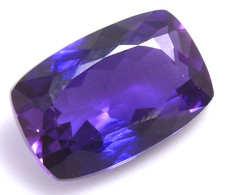 Coussin naturel 15,25 ct certifié Sri Lanka Musgravite 17 x 12 mm pierre préc...