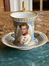 tasse & soucoupe en porcelaine