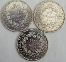 3 piece 10 Francs Hercule