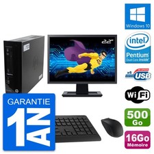 PC HP Pro 3300 SFF Ecran 22"
