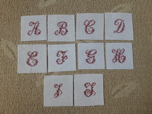 Broderie monogramme au choix - monogramme,