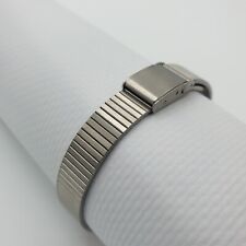 Bracelet de Rechange Montre 12mm Watch Band Vintage Stainless Steel Neuf