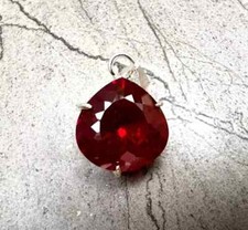 Pendentif En Rubis Rouge