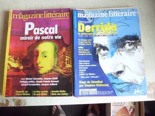 Magazine littéraire lot de - magazine,