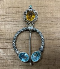 Magnifique Fibule En Argent