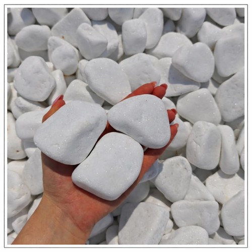 Galets blancs pierres - blancs,
