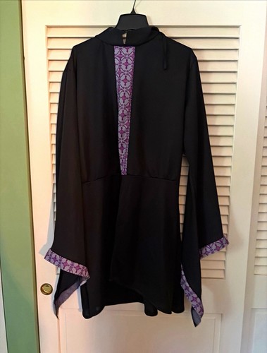 Black medieval costume - black,
