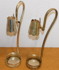 LOT 2 PORTE BOUTEILLE métal argenté CUSENIER de service BISTROT BAR RESTAURANT