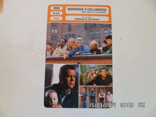 Carte fiche cinema 2002 - carte,