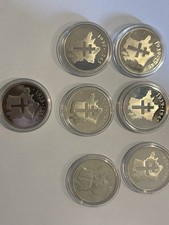 Lot de 7 médailles commémoratives France 1939-1945 