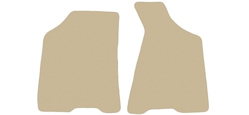 Beige velour avant tapis de - avant,