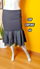 Cop copine Taille 40 Superbe jupe jupon marron coton mélangé modèle Fenouil