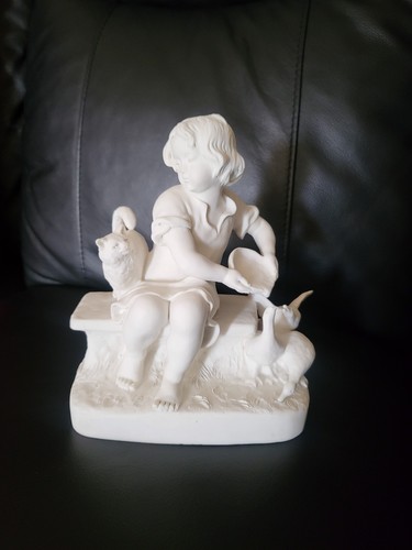 Biscuit sculpture porcelaine - sculpture,