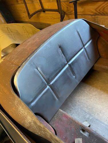 Austin j40 seat back - seat, panel