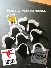 lot 8 pinces nez masque anti buée lunettes  Blanc ajustable livraison offerte