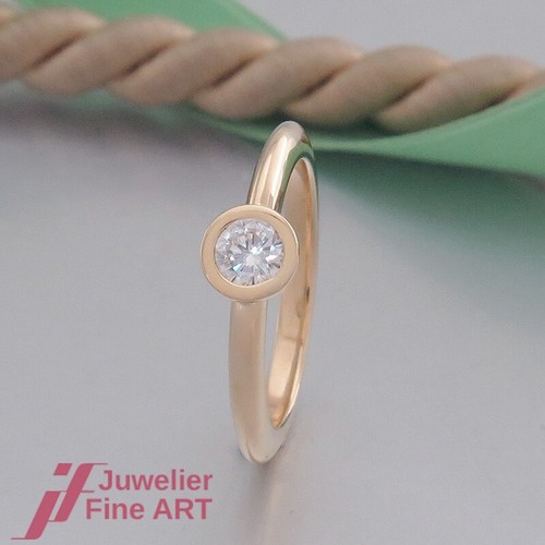 Bague solitaire avec - -,